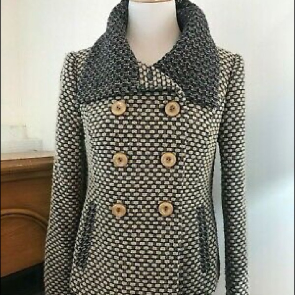 Tabitha woven shawl coat